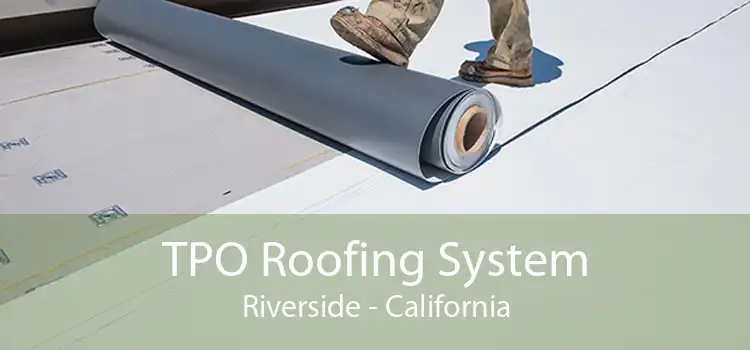 TPO Roofing System Riverside - California